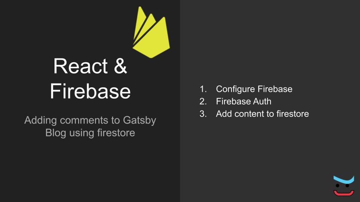 React Tutorial: Adding Comments To Gatsbyjs Blog Firebase ...